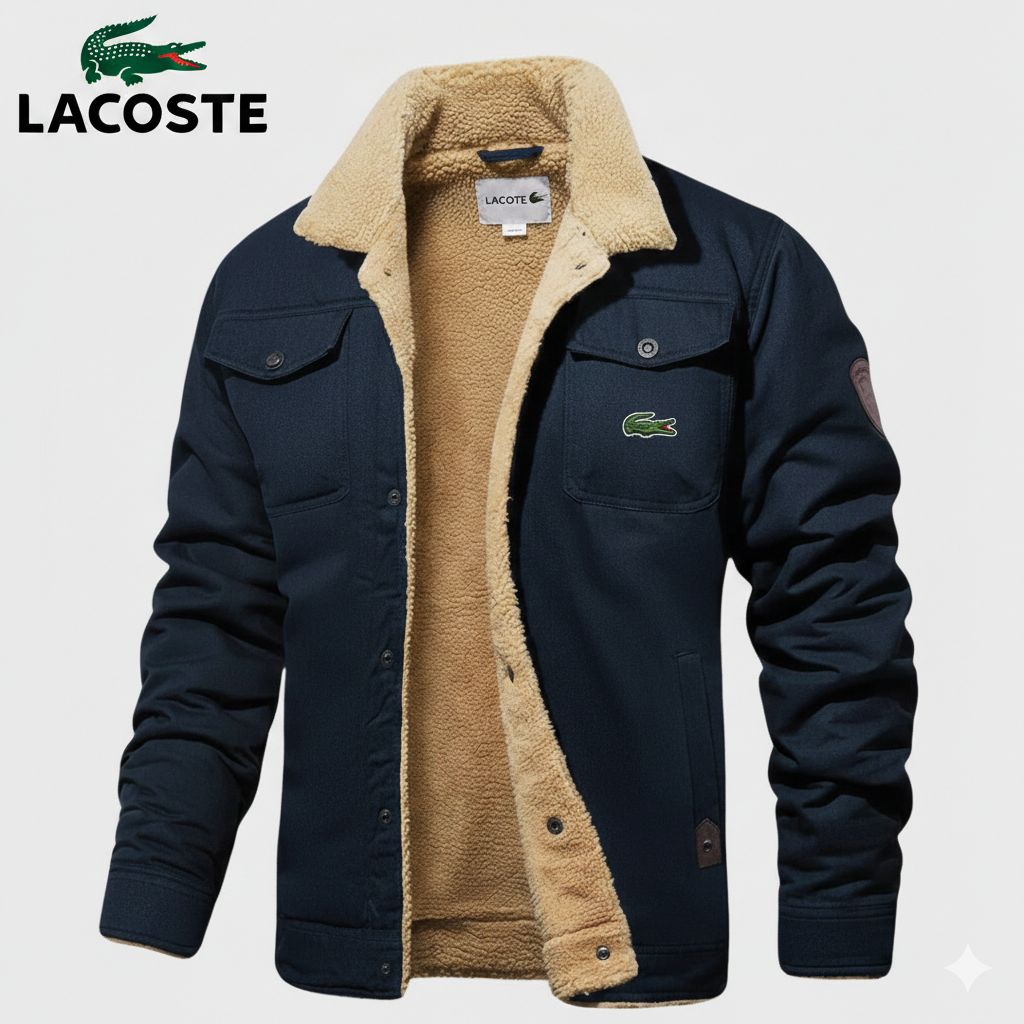 LACOSTE - Veste à Fourrure