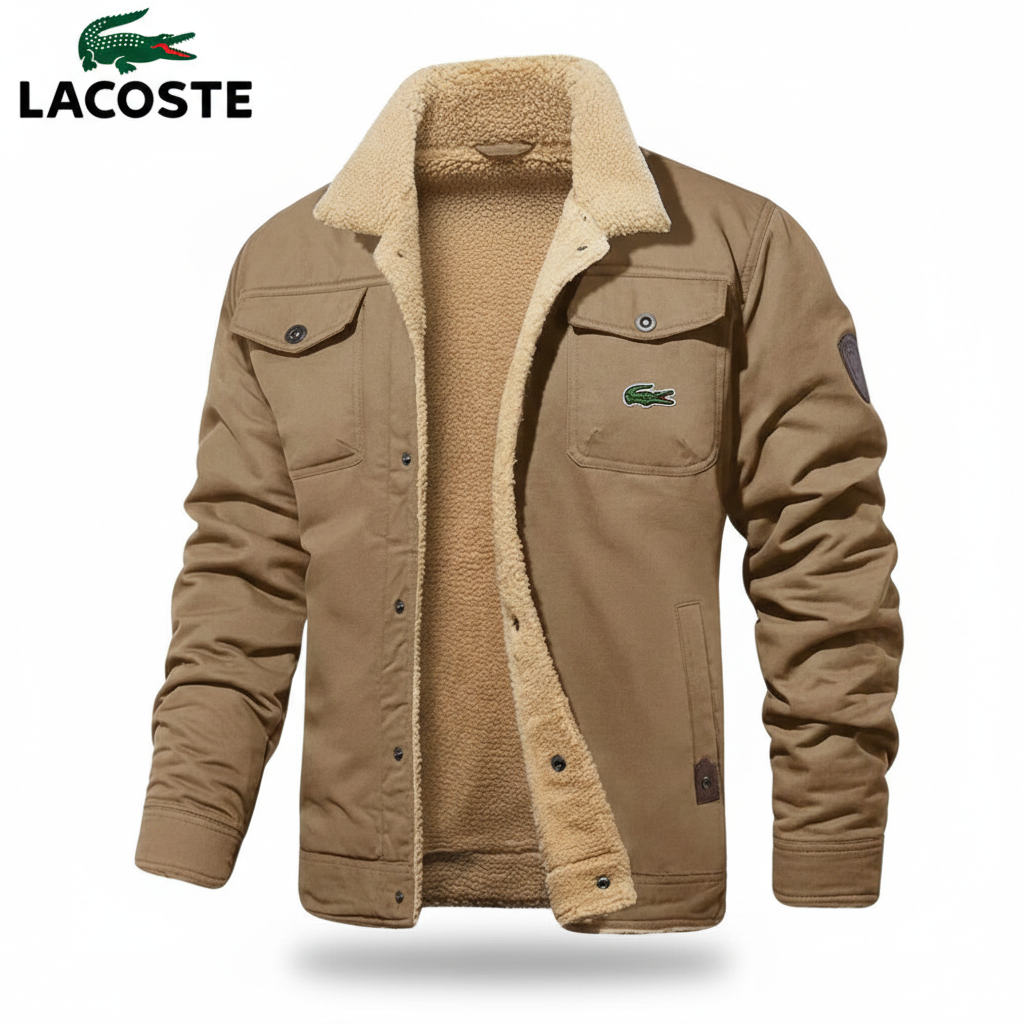 LACOSTE - Veste à Fourrure