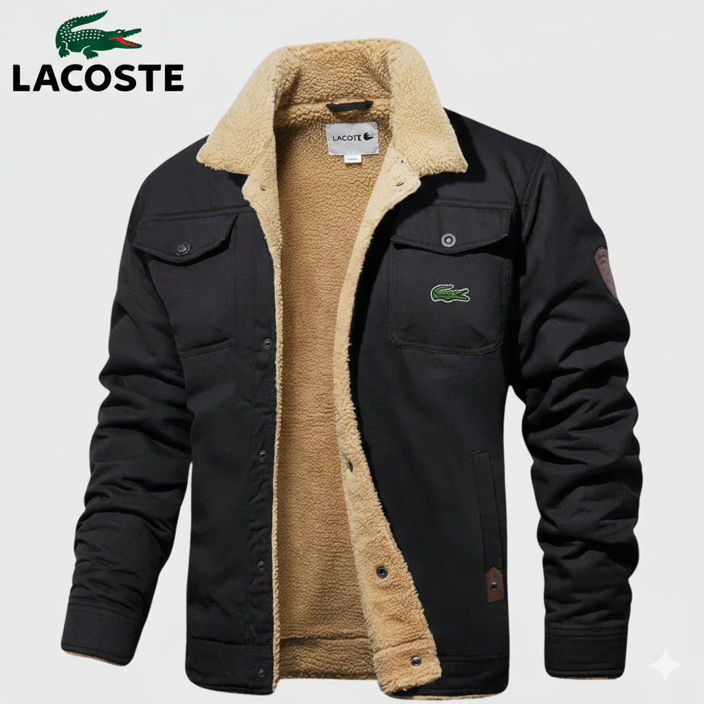 LACOSTE - Veste à Fourrure