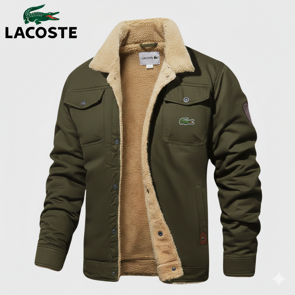 LACOSTE - Veste à Fourrure